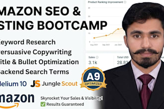 do amazon SEO listing optimization and helium 10 keyword research