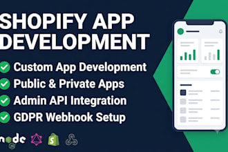 build a custom shopify app with gdpr compliant webhooks