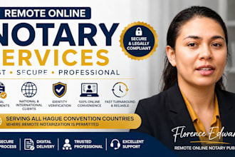 provide secure remote online notary public services for your documents