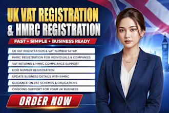 handle UK vat registration, hmrc registration