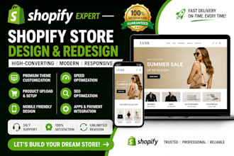 design, redesign shopify store, shopify website, shopify dropshipping store SEO