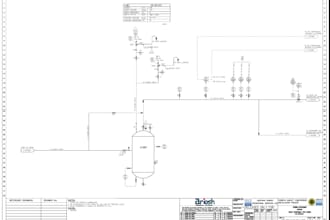 create detailed pids,pfds in autocad