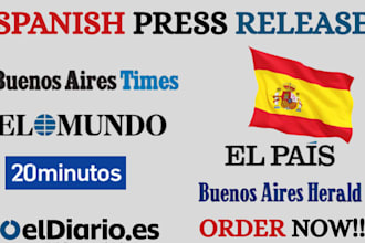 do spanish press release writing with spanish press release distribution