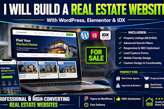 real estate website design realtor website property listing idx mls website