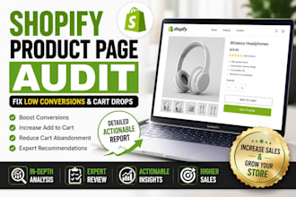 audit your shopify product page to fix low conversions and cart drops