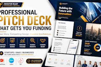 pitch deck design powerpoint presentation google slides startup fundraising PPT