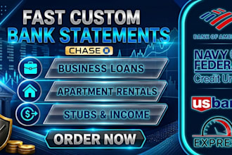 design business or individual bank statements for loans