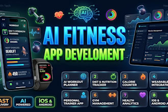 build ai fitness workout diet calorie tracker wearable gym nutrition counter app