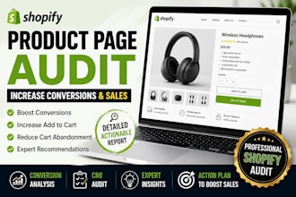 audit your shopify product page to increase conversions and sales