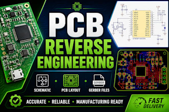 do reverse engineering and pcb schematic designing for you