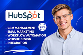hubspot CRM, pipelines and automated workflows