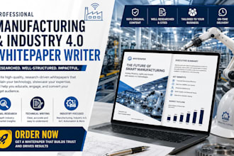 write a professional manufacturing and industry 4 0 whitepaper