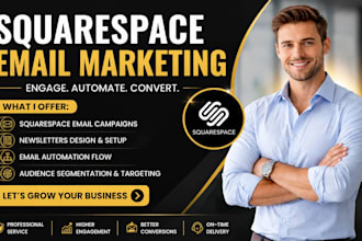squarespace email marketing campaign mailchimp newsletters email automation flow