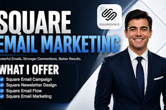 create squarespace email marketing, campaigns, newsletters email automation flow