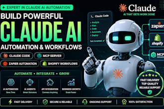 build claude ai automation claude code mcp server zapier shopify workflows