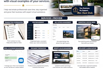 be your professional real estate virtual assistant