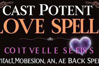 cast mighty love me spell, contact me spell, obsession love to get ex back spell