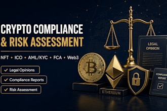 crypto, nft, ico compliance and detailed risk assessment