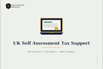 handle your UK self assessment tax return and hmrc filing
