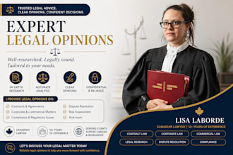 provide professional legal opinions, legal research, and contract review
