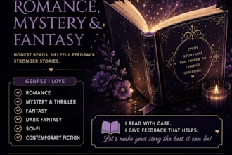 eu vou fazer uma beta reader perfeita