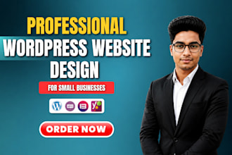 build, design and redesign a professional wordpress website for a small busines