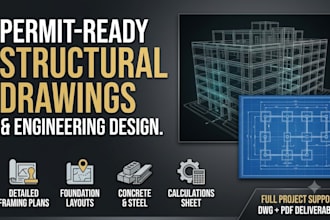 structural drawing, structural design, framing plan, and engineering calculation