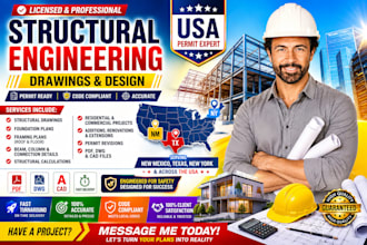 structural engineering drawings for new mexico new york texas USA