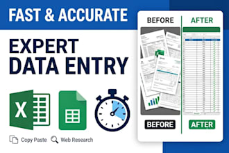 do fast and accurate data entry in excel and copy paste