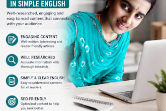 write engaging blog posts and articles in simple english