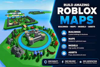 model buildings, roblox maps, and assets for your roblox game