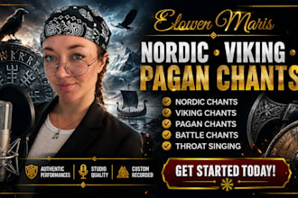 record nordic chant, viking chant, pagan chant, battle chant, throat singing