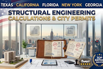 texas california fl ny georgia structural engineering calculations city permit