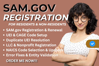 do sam gov nonprofit registration,llc registration, cage code, uei, naics code