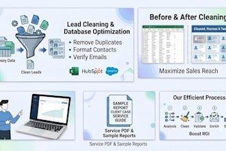 clean, organize, and remove duplicate contacts from excel or CRM