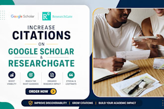 increase google scholar current, backdated citation, using researchgate