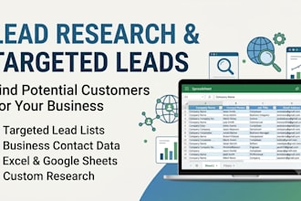 collect business leads with public contact information