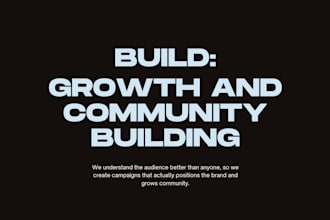 create a growth and marketing strategy for you
