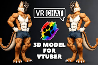 fix, edit, port and pro rig vrchat model, vroid vrm, warudo, koikatsu, mmd, gmod