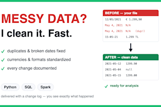 clean and fix your messy data files