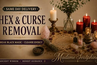 remove hex, curse, black magic, and negative energy