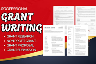 do grant writing non profit proposal grant research business plan submission