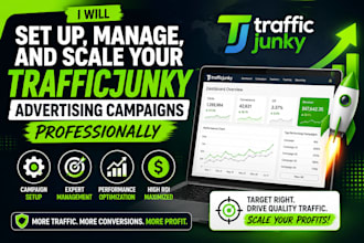 be your traffic junky media buyer for high performing advertising campaigns