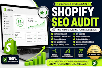 do a complete shopify SEO audit with actionable fixes