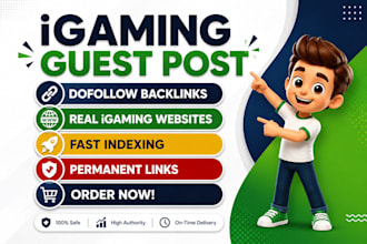 publish igaming guest posts on high authority websites