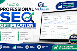 do professional search engine optimization, keyword research, and on page SEO