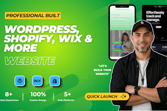 design a custom responsive wordpress website or shopify store