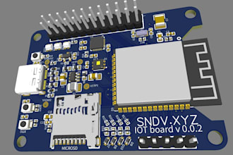 design rf esp32 s3 arduino stm32 iot usb pd pcb layout hardware and schematic