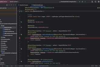 develop java spring boot and python backend apis