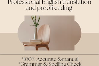 english proofreading  english translation